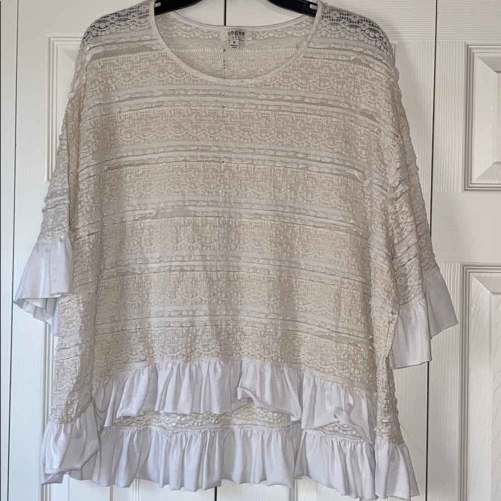 Off-White Flowy Top